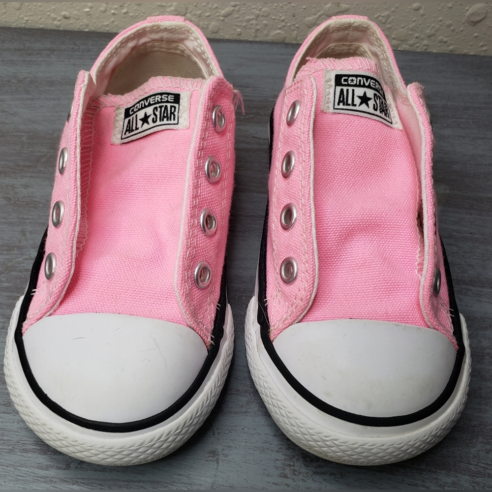 Converse Pink Slip-On Sneakers Size 7
